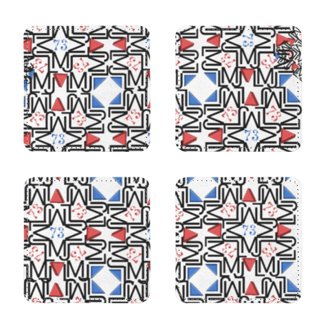 HMG MLJ Pattern Coasters Pack of Four