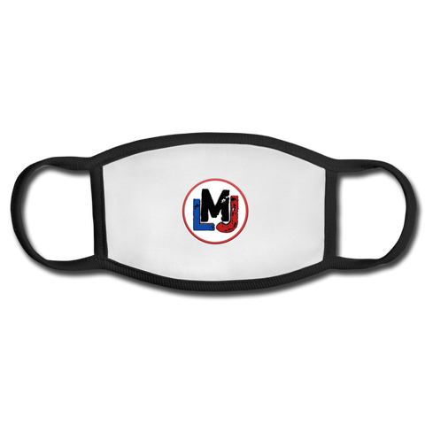 MLJ Official Logo Face Mask - white/black