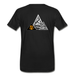 Hood Mountainl Logo  Pyramid Tee - black