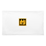 MLJ Logo pillow - white